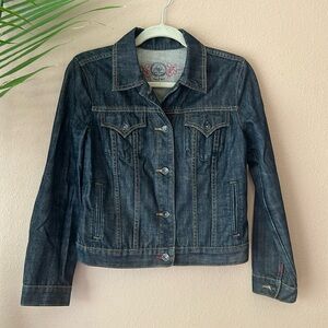 Gap Dark Wash Denim Jacket EUC Size Small